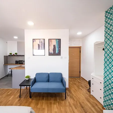 Apartment Modern Bright Studio-free Private Parking-fast Wi-fi Novi Sad