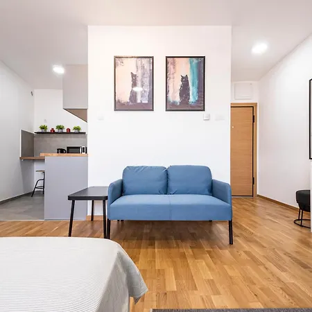 Modern Bright Studio-free Private Parking-fast Wi-fi Νόβι Σαντ