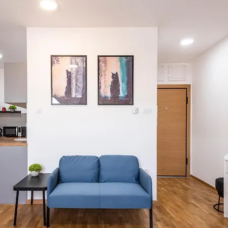 Modern Bright Studio-free Private Parking-fast Wi-fi * Novi Sad